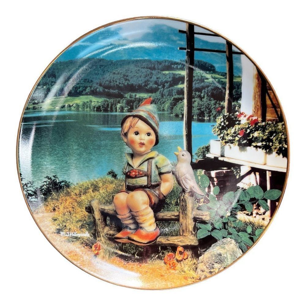 Danbury Mint Hummel June‎ "Carefree Days" Collector Plate new